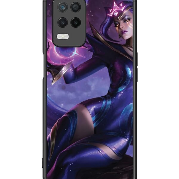 Realme 8 5G | 2D Metal Case | Dark Cosmic Diana Prestige | LC108