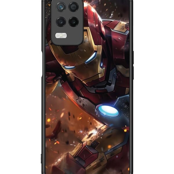 Realme 8 5G | 2D Metal Case | Ironman | LC108