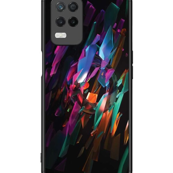 Realme 8 5G | 2D Metal Case | Abstract Colorful | LC108
