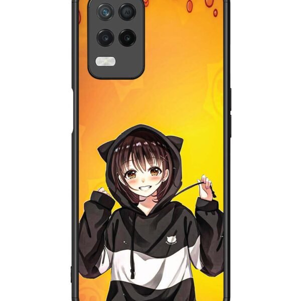 Realme 8 5G | 2D Metal Case | Anime Bad Girl | LC108