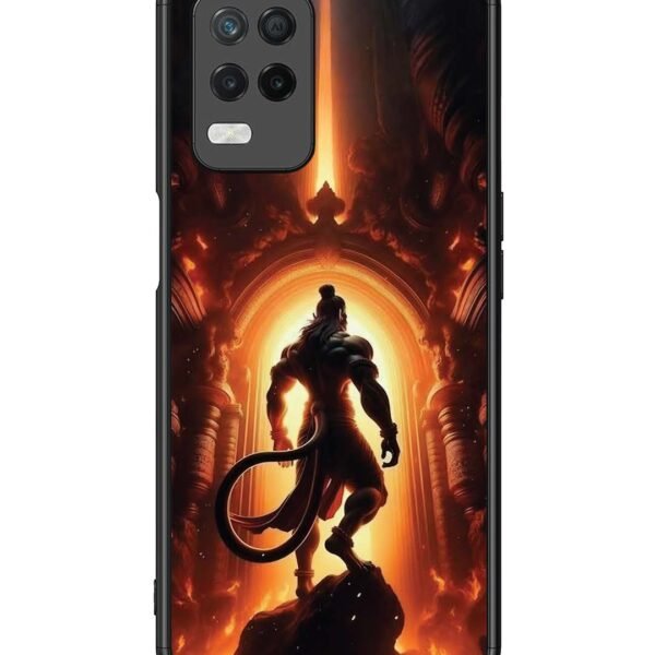 Realme 8 5G | 2D Metal Case | Sankat Mochan Hanuman | LC108