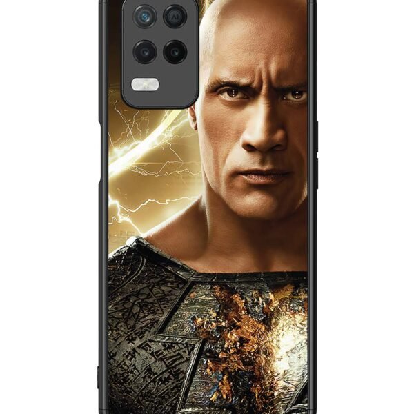 Realme 8 5G | 2D Metal Case | Black-Adam-Character-Poster | LC108