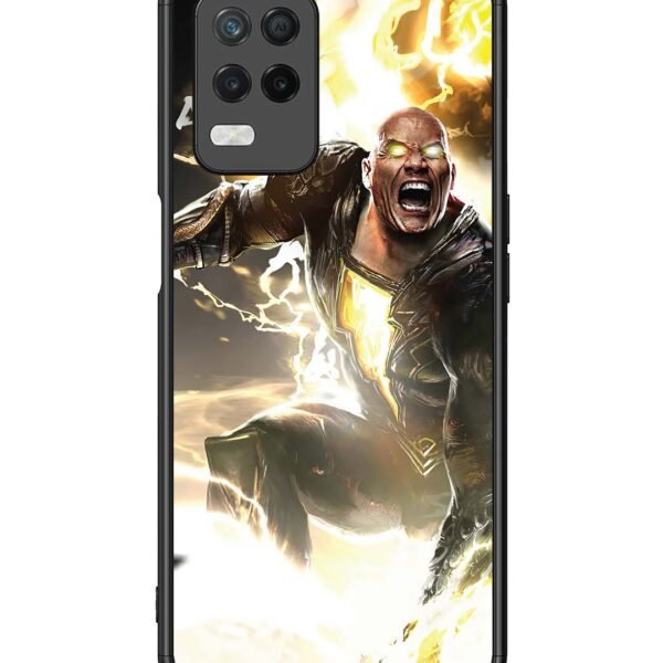 Realme 8 5G | 2D Metal Case | Black-Adam-Lightning | LC108