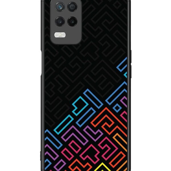 Realme 8 5G | 2D Metal Case | Colorful-Abstract | LC108