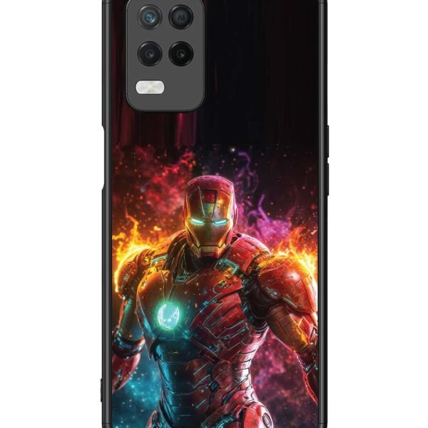 Realme 8 5G | 2D Metal Case | Iron-Man-Marvel-Superhero | LC108
