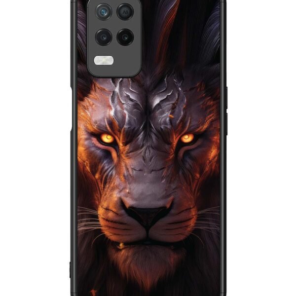 Realme 8 5G | 2D Metal Case | Lion-Animal | LC108