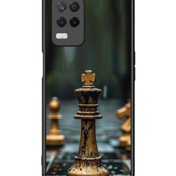 Realme 8 5G | 2D Metal Case | The King Chess | LC108