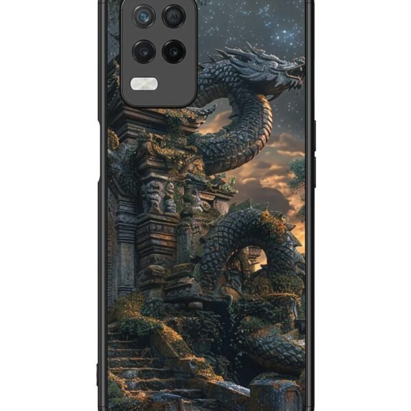 Realme 8 5G | 2D Metal Case | Mystical Dragon Gateway | LC108