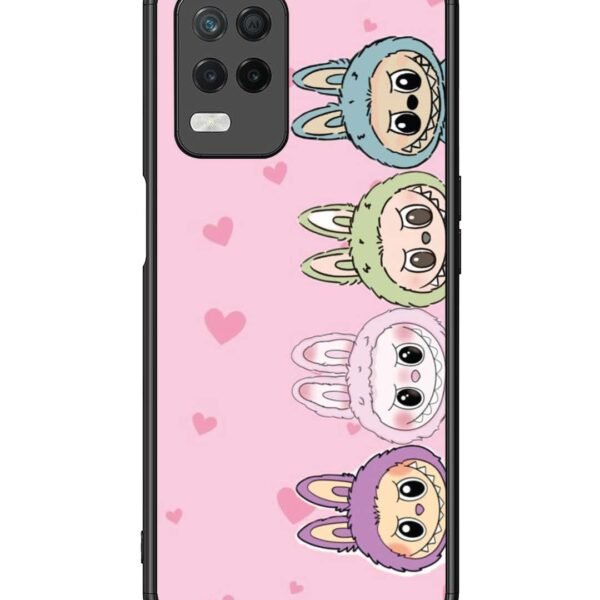 Realme 8 5G | 2D Metal Case | Funny Labubu | LC108