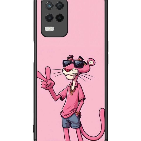 Realme 8 5G | 2D Metal Case | Pink Panther Streetwear | LC108