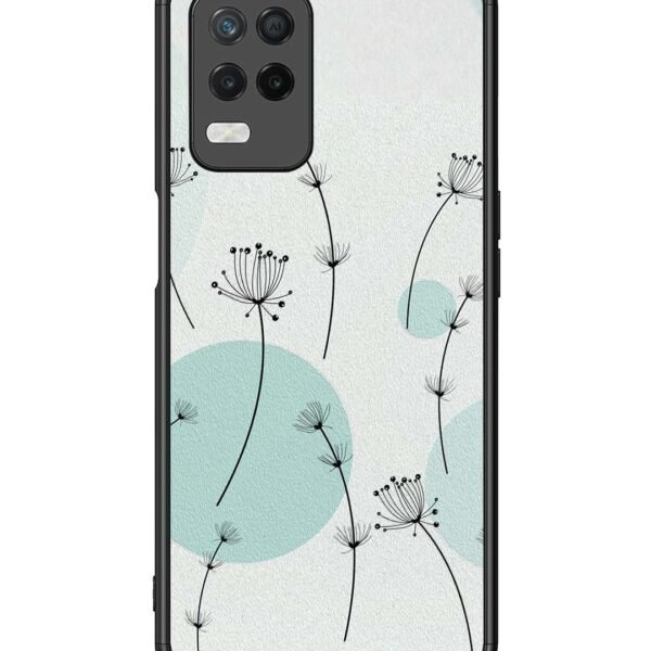 Realme 8 5G | 2D Metal Case | Minimalist Floral | LC108